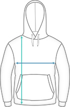 Maßtabelle Hakro Hoodie